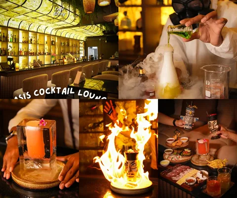 ภาพรีวิว Oasis Cocktail Lounge • พัทยา — ค็อกเทลเลานจ์กับการเสิร์ฟที่มีลูกเล่นในซอย LK Metro