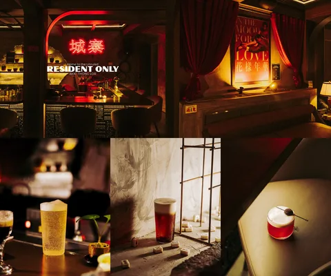 ภาพรีวิว Residents Only • ทองหล่อ 6 — ค็อกเทลบาร์ที่อ้างอิงบรรยากาศฮ่องกงยุค 70–80