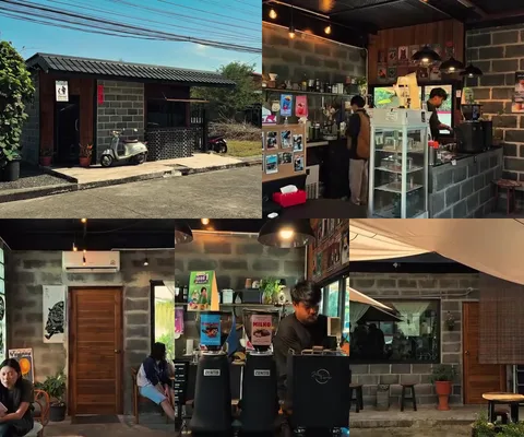 ภาพรีวิว เถียงแม่ Coffee • คลอง 5 — คาเฟ่ในหมู่บ้านทรัพย์เทพา ย่านคลอง 5