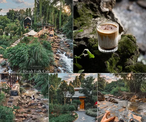 ภาพรวม 5 ภาพจากรีวิว Rivah Folk Cafe