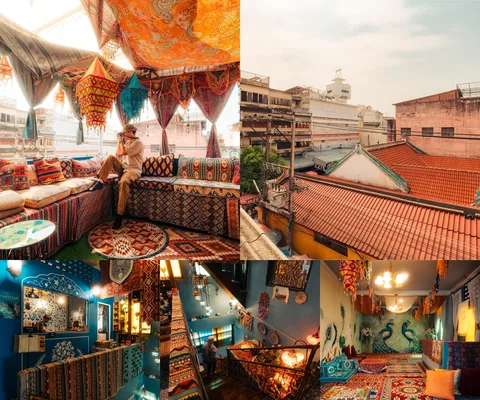ภาพรีวิว Kilim Coffee House — คาเฟ่สไตล์ตุรกีในกาดหลวงกับระเบียงมองเมืองเชียงใหม่