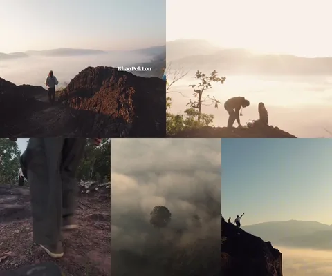ภาพรีวิว เขาโปกโล้น • พิษณุโลก — เส้นทางขึ้นจุดชมทะเลหมอกในอำเภอนครไทย