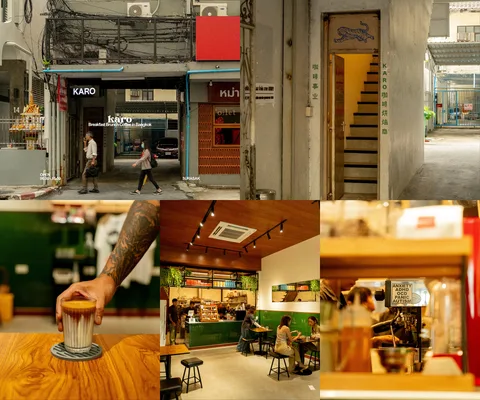 ภาพรีวิว Karo Coffee Roasters • สุรศักดิ์ — คาเฟ่ชั้นบนกับกาแฟและอาหารเช้าในย่านสุรศักดิ์