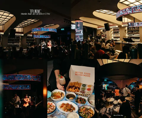 ภาพรีวิว Tube Groove • CentralWorld — บาร์ดนตรีที่ได้แรงบันดาลใจจากรถไฟใต้ดินอังกฤษ