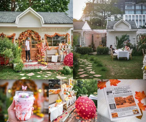 ภาพรีวิว Fairy Garden • Fairy Autumn — คาเฟ่และร้านอาหารในสวนกับธีมใบไม้ร่วงที่เอกมัย