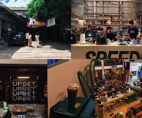 ภาพรีวิว UPSET : COFFEE MADNESS — คาเฟ่ในโกดังเก่านครสวรรค์ พร้อมเคาน์เตอร์กาแฟกลางโถง