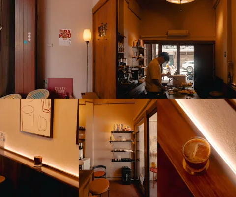 ภาพรีวิว The Coffee Store • เจริญกรุง — คาเฟ่เล็กย่านตลาดน้อย พร้อม Speed Bar และ Slow Bar
