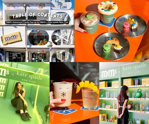 ภาพรีวิว M&M’s × Kate Spade • Table of Contents