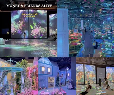ภาพรีวิว Monet & Friends Alive Bangkok 2023 • ไอคอนสยาม