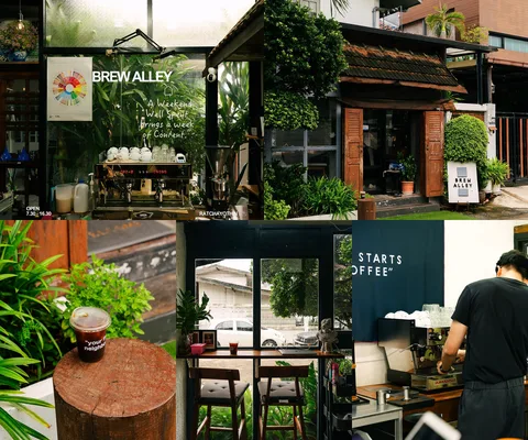 ภาพรีวิว Brew Alley • รัชโยธิน — โฮมคาเฟ่ในซอยปลื้มมณีกับมุมบาร์กาแฟ
