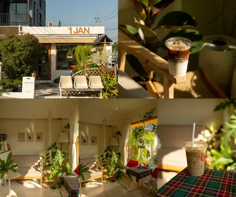 ภาพรีวิว 1JAN cafe • ปากเกร็ด — คาเฟ่โทนขาวรับแสงในซอยแจ้งวัฒนะ–ปากเกร็ด 41