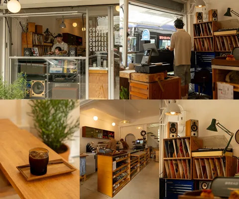 ภาพรีวิว Fimue Groove Station • พระราม 4 — คาเฟ่กับแผ่นเสียงและพื้นที่งานคราฟต์ใกล้พระโขนง