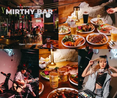 ภาพรีวิว Mirthy Bar — อาหาร เครื่องดื่ม และดนตรีสดที่สถานที่เดิม 111 ประดิษฐ์มนูธรรม