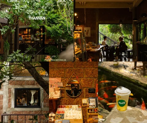 ภาพรีวิว ThaiWan Cafe • ปรีดีพนมยงค์ 26 — บ้านไม้และสวนกับชา กาแฟ และอาหารไต้หวัน
