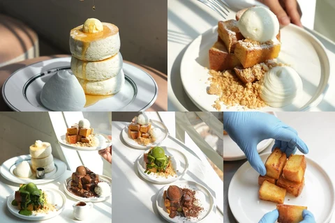 ภาพรีวิว Gram Pancakes • Shokupan Cube Toast