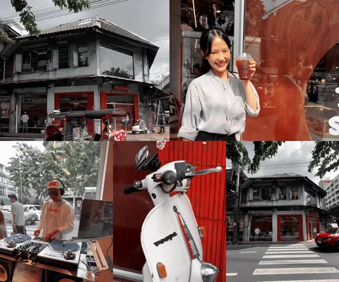 ภาพรีวิว Sunset Coffee Roaster • เจริญกรุง — กาแฟสเปเชียลตี้กับบรรยากาศย้อนยุคในตลาดน้อย