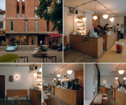 ภาพรวม 5 ภาพแรกจากโพสต์รีวิว toffee roasters • นิมมาน