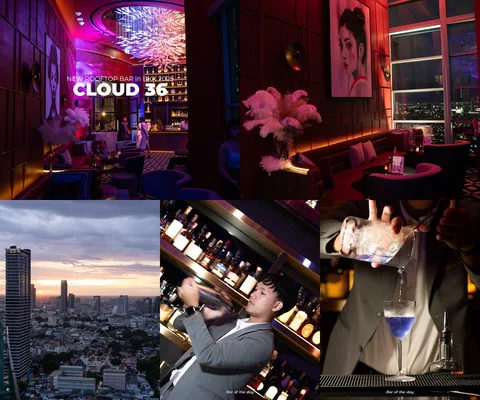 ภาพรีวิว Cloud 36 • Chatrium Riverside — ค็อกเทลบาร์ชั้น 36 กับวิวแม่น้ำเจ้าพระยา
