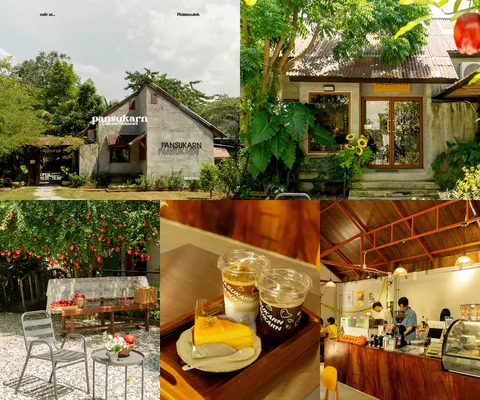 ภาพรวม 5 ภาพจากรีวิว Pansukarn Cafe • พันธุ์สุกรานต์ โดย @1.dayz