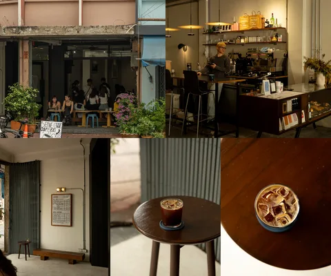 ภาพรีวิว JEEN Coffee Bar • เยาวราช — คาเฟ่ในตึกแถวถนนทรงสวัสดิ์ พร้อมมุมนั่งหน้าร้าน