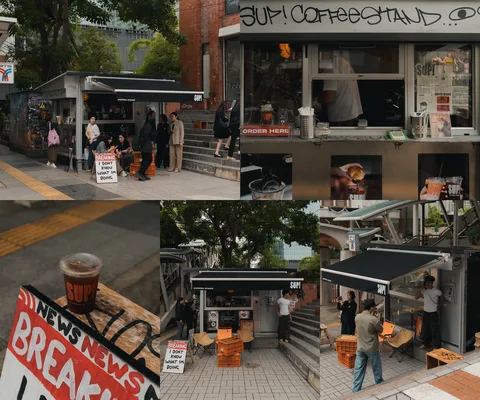 ภาพรีวิว Sup! Coffee Stand — คอฟฟี่สแตนด์หน้า Hollywood Street ใกล้ BTS ราชเทวี