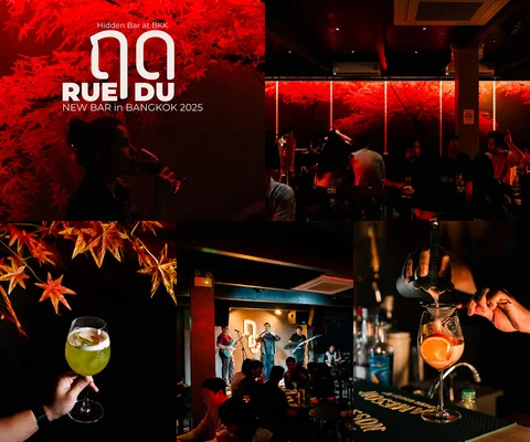 ภาพรีวิว Ruedu • สนามเป้า — บาร์ชั้น 5 ของ 19A Hotel กับอาหาร ค็อกเทล และดนตรีสด