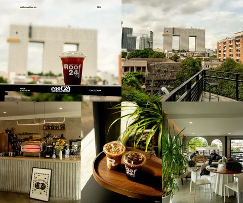 ภาพรวม 5 ภาพจากรีวิว Roof24 Coffee&Bar • พหลโยธิน 24 โดย @1.dayz