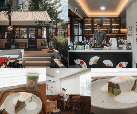 หน้าร้าน เคาน์เตอร์ มัจฉะและพายของ WYNN & TIMS Matcha Corner สาขานิมมาน