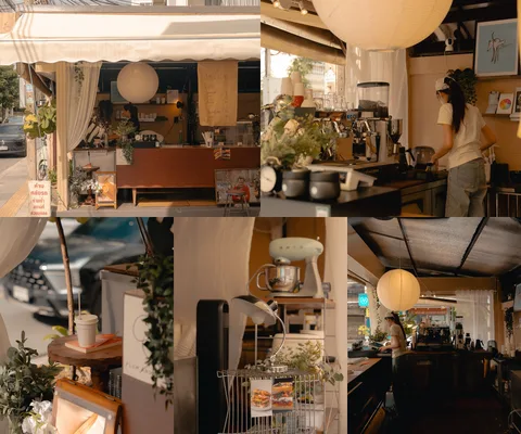 ภาพรีวิว Plum and Tobacco — คาเฟ่แสงอบอุ่นในซอยวิภาวดี 16
