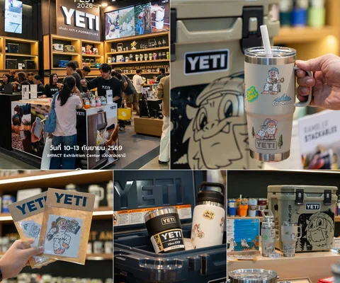 ภาพรวม 5 ภาพจากรีวิว YETI Thailand × POORBOY