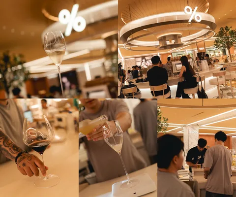 ภาพรีวิว % Arabica • Central Chidlom — กาแฟ ไวน์ แชมเปญ และสาเกในโซน Luxe Galerie