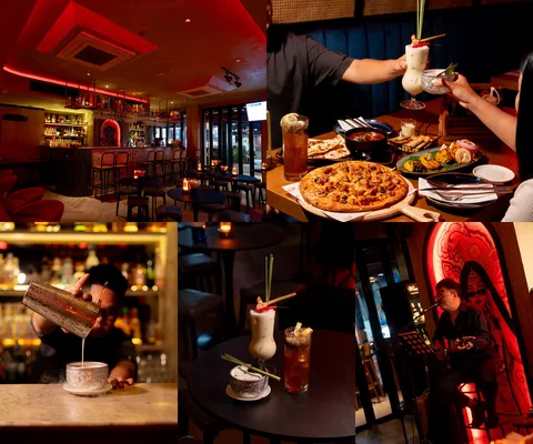 ภาพรีวิว House of Aces • สุรวงศ์ — บาร์ดนตรีสดกับค็อกเทลกลิ่นอายไทยและอาหารอินเดีย