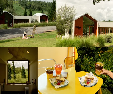 ภาพรีวิว Tellus Cafe Khaoyai — คาเฟ่และร้านอาหารท่ามกลางสวนกับวิวเขาใหญ่