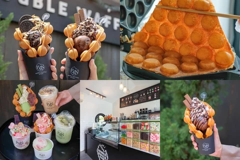 ภาพรีวิว Bubble Waffle Story • ลาดปลาเค้า