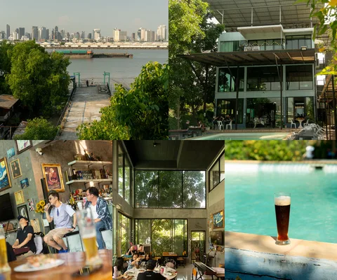 ภาพรวม 5 ภาพจากรีวิว Arttra Villa • บางกะเจ้า โดย @1.dayz