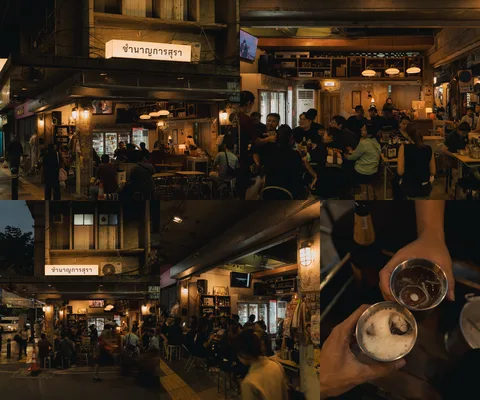 ภาพรีวิว ชำนาญการสุรา — บาร์หน้าตาร้านชำบนถนนพหลโยธิน