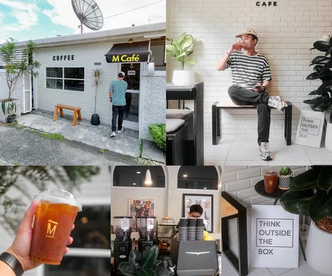 ภาพรีวิว M Café • เชียงใหม่ — ร้านกาแฟโทนขาวที่คั่วเมล็ดเอง ใกล้กองบิน 41
