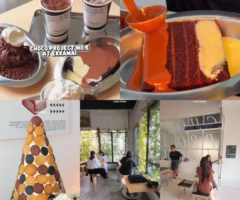 ภาพรีวิว Choco Project No.5 • เอกมัย — ป๊อปอัปช็อกโกแลตที่เชื่อมขนมกับงานออกแบบเฟอร์นิเจอร์