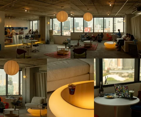 ภาพรีวิว City Cup — คาเฟ่วิวเมืองบนชั้น 11 ของ SSP Tower 2