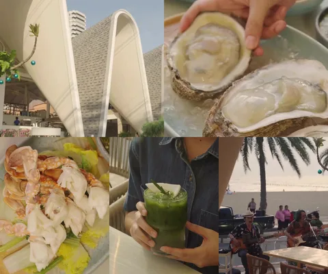 ภาพรีวิว Anya Pattaya — ร้านอาหารและเครื่องดื่มริมทะเล พร้อมหลังคาโค้งเด่นที่หาดจอมเทียน