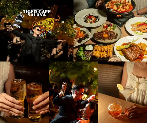 ภาพรีวิว เสือ Cafe • Salaya — ร้านอาหารและบาร์พร้อมดนตรีสดในย่านศาลายา