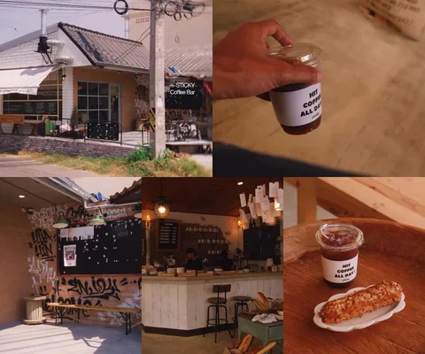 ภาพรีวิว STICKY Coffee & Bar • หัวหิน — คาเฟ่บรรยากาศอบอุ่นในย่านหัวหิน–ห้วยมงคล