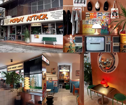 ภาพรีวิว Monday Attack • ช้างม่อย — คาเฟ่ Mid-Century กับเฟอร์นิเจอร์และของวินเทจ