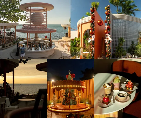 ภาพรีวิว CASA TROPIKA • คริสต์มาส 2025 — บรรยากาศ Christmas Circus ริมทะเลบางแสนในปี 2025