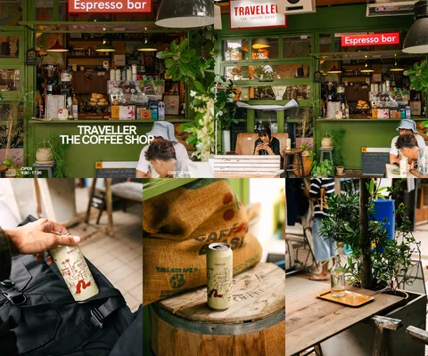 ภาพรีวิว Traveller The Coffee Shop • กำแพงเพชร — ร้านกาแฟวินเทจใกล้ MRT กำแพงเพชร ทางออก 1