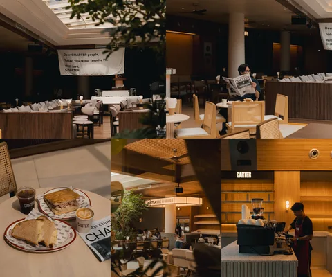 ภาพรีวิว CARTER at Charter Bangkok — กาแฟและแซนด์วิชในพื้นที่ Charter ย่านทองหล่อ