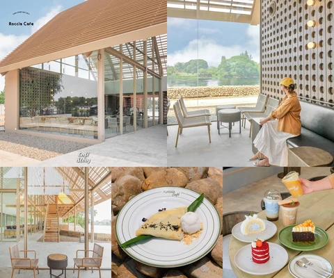 ภาพรีวิว Roccia Cafe — ริมแม่น้ำแคว