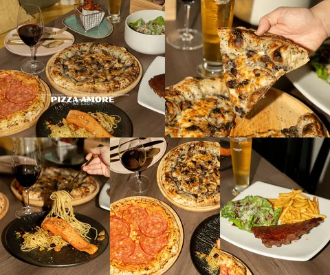 ภาพรีวิว Pizza Amore • พระราม 3 — พิซซ่าเตาถ่านและอาหารอิตาเลียนโฮมเมด
