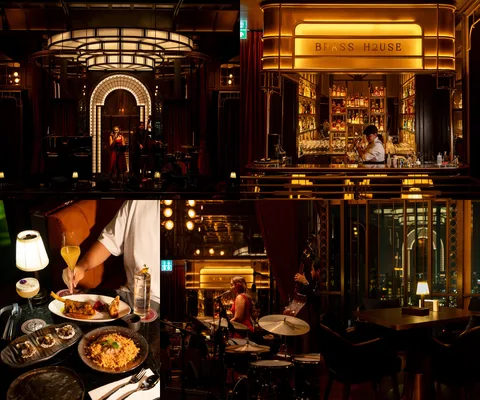 ภาพรีวิว Brass House Bangkok • ราชดำริ — แจ๊สบาร์และห้องอาหารบนชั้น 45 ของ Grande Centre Point Prestige