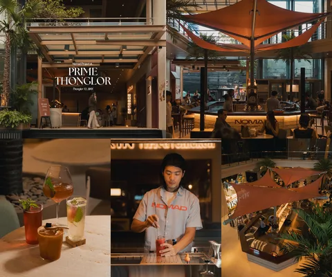 ภาพรีวิว Nomad Project • Prime Thonglor — อาหาร ค็อกเทล และดนตรีในคอร์ตกลางทองหล่อ 13